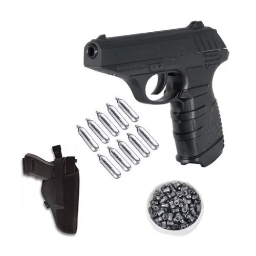 Pistola Aire Gamo P-25 Blowback +10co2 +250 Postones + Funda