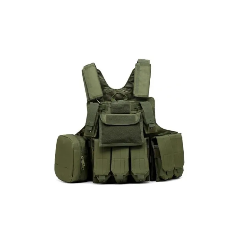 CHALECO TACTICO MILITAR AIRSOFT CIRAS VERDE