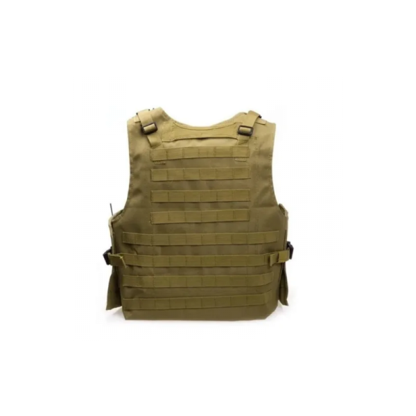 CHALECOS TACTICOS CHALECO TACTICO MILITAR AIRSOFT CAZA COYOTE - Imagen 3