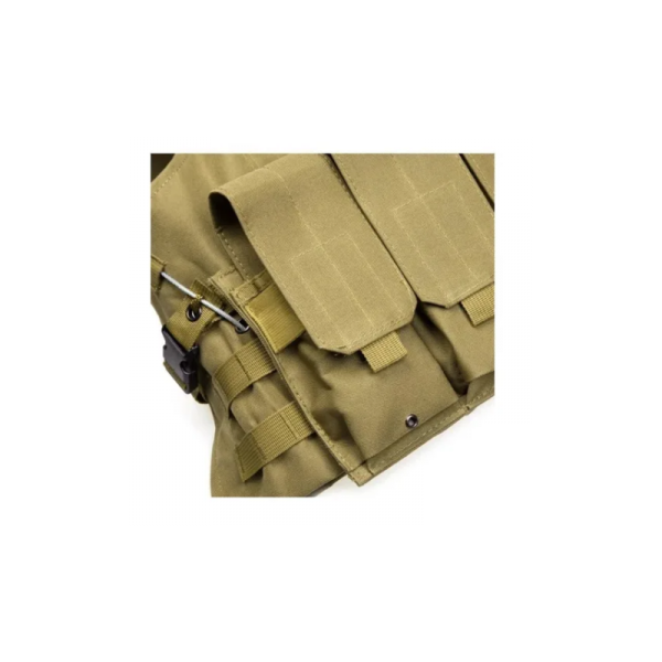 CHALECOS TACTICOS CHALECO TACTICO MILITAR AIRSOFT CAZA COYOTE - Imagen 6