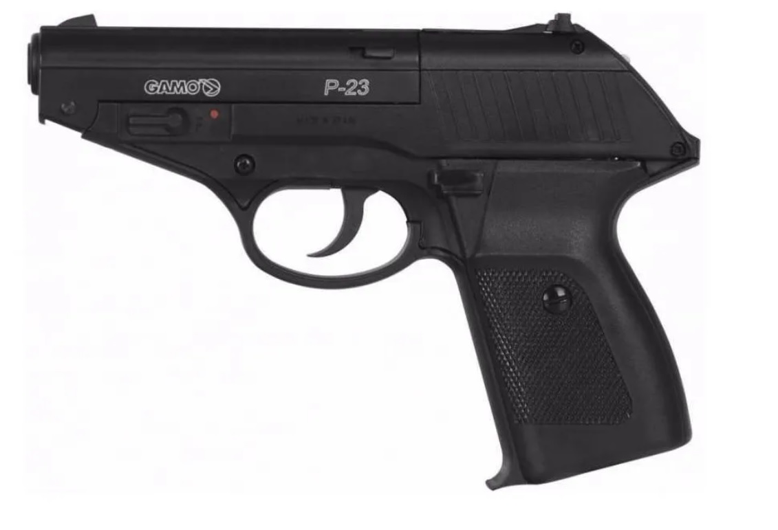 PISTOLA AIRE COMPRIMIDO GAMO P 23 AIRE C02 BALINES METALICOS